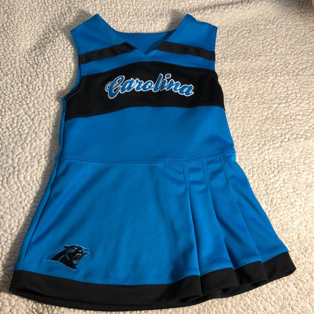 NFL Toddler carolina panthers cheerleader outfit